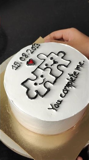 Couple Anniversary Cake Order 😍 | Romantic & Personalized | YT Shorts
