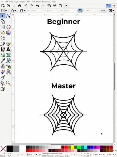 Inkscape Tutorial: Easiest Spider Web Design Guide