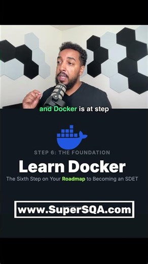 Docker is Step 6 in the QA Automation Roadmap #shorts