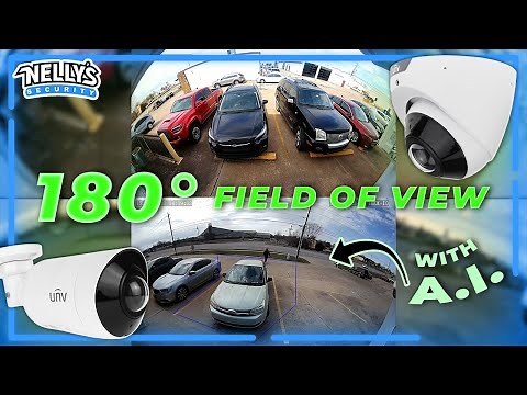 Uniview's New Tech: Get 180° Coverage with Ultra Wide Turret and Bullet Cameras Plus AI!