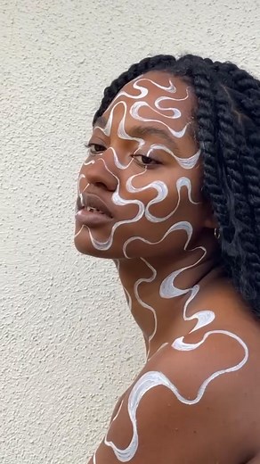Stunning Outdoor Body Paint Shoot with Abstract Designs | TikTok