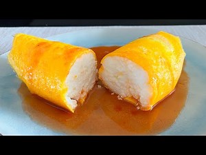 New recipe! No oven and no flour, just 2 eggs to easily make a delicious dessert｜Soufflé