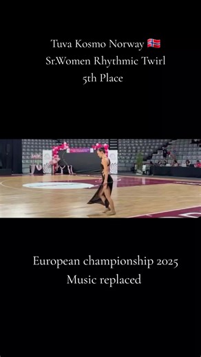 Tuva Kosmo's 5th Place at European Baton Twirling