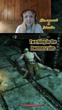 Twerk it like a Falmer #skyrimanniversaryedition #gaming