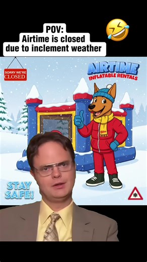 Closed Snow Day #airtimeinflatablerentals #partyrentals #Meme #MemeCut
