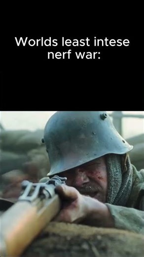 world's least intense nerf war