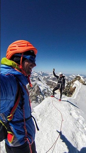 POV: Kilian Jornet runs to the summit of the Matterhorn 😎