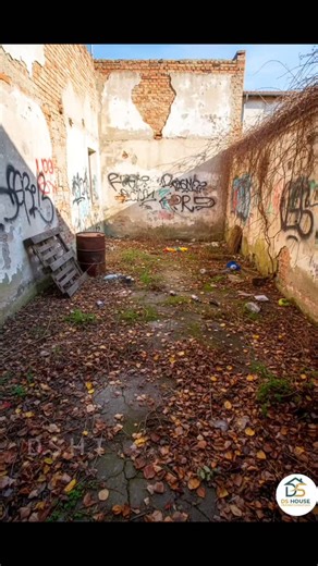 Ds house transformation on Instagram: "Wait for the reveal! 🤯 We took this abandoned, graffitied backyard and transformed it into a stunning 7-figure luxury courtyard in 7 steps. The power of paint, stone, and a little design magic is seriously underrated. All design visualizations are based on AI-generated images, edited and filtered by @dshousetranformation. Which step was your favorite? 👇 #backyardtransformation #homerenovation #luxurybackyard #outdoorliving #diyproject"