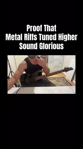 Metal Guitar Riffs Should be HIGHER