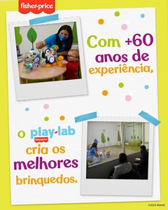 27K views · 87 reactions | Conheça o Play-Lab da Fisher-Price, o lugar onde testamos e desenvolvemos todos os nossos brinquedos para que o seu pequeno cresça enquanto se diverte. Provado por crianças e aprovado por especialistas. 邏 | Fisher-Price | Facebook