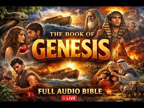 GENESIS 1–50 LIVE 🔴 | The Full Story of Creation, Humanity, and God’s Plan (Audio Bible)