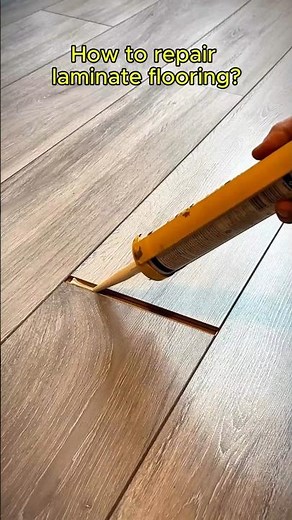 How to repair laminate flooring? QUCIK FIX