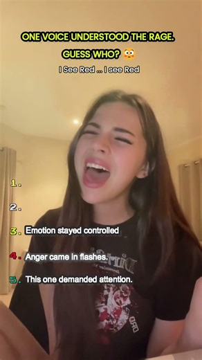 This Is Why Cover Songs Are Not Easy! Singing I see red...