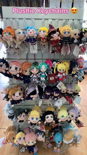Cute Anime Keychain Plushies Collection - Must-Have for Otaku Fans!