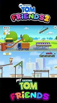My Talking Tom Friends vs My Talking Tom Friends 2 Sky Skater Gameplay Android ios