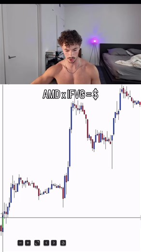 AMD iFVG is one of the best models in the game right now. This model has me currently up $45,000 on the month. Don’t believe me? Check out my other videos I trade LIVE everyday. Follow for more 🔒🤝 Accumulation Price builds a range. Liquidity forms above and below. Market stays tight, indecisive. Nothing to do here but observe and mark levels. ⸻ Manipulation Liquidity gets taken. Highs or lows are swept. This creates the trap — emotional entries come in. This is where the shift is preparing to 