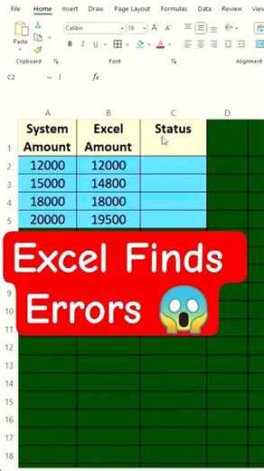 Find Data Mismatch in Excel Instantly 😱 | Office Reconciliation Formula