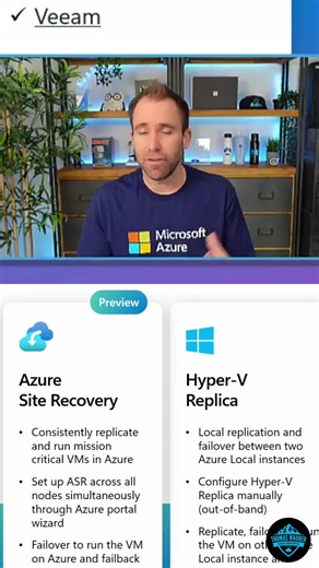 Replicate Azure Local VMs to Azure with Azure Site Recovery! Restart in Azure after a disaster, then fail back when resolved. #Azure #SiteRecovery #CloudComputing #TechTips #AzureLocal #AzureArc #HybridCloud