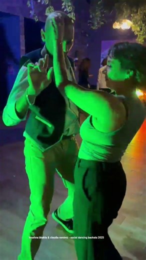 krushna bhakta & claudia ramirez - bachata social dancing | cabana club 2025 (austin texas)