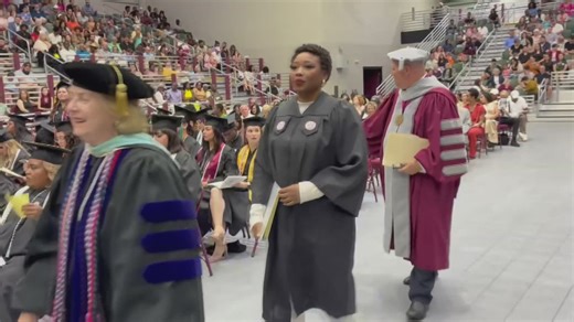 WWL Louisiana's Charisse Gibson delivers commencement speech at University of Holy Cross