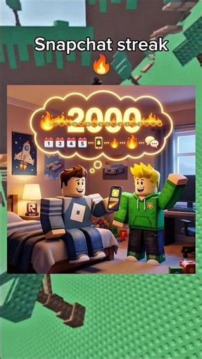 What If You Lost A 2,000-Day Snapchat Streak? 😭 #roblox #story #funny