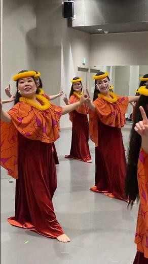 大会レッスン中。 #hula #フラダンス #フラダンス教室