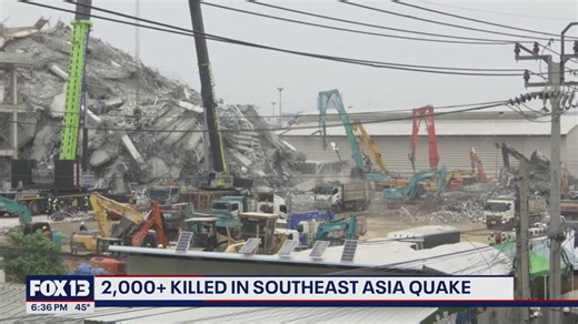 Over 2k killed in Southeast Asia earthquake