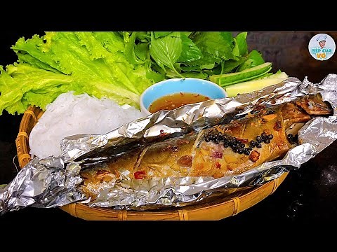 Cách làm CÁ SABA NƯỚNG TIÊU XANH ngon tuyệt | Bếp Của Vợ