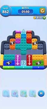 Color Block Jam Level 862 Walkthrough Solution