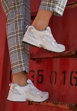 New Balance MR530 UNISEX - Sneaker low - white silver/weiß - Zalando.at