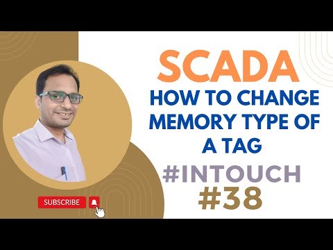 SCADA Tutorial 38 - How To change Memory Type of a Tag in Wonderware Intouch SCADA #Intouch #SCADA