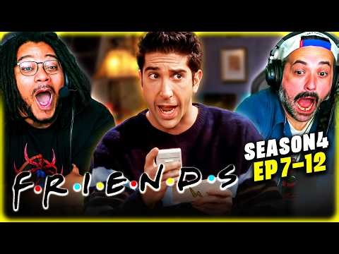 FRIENDS Season 4, Episodes 7, 8, 9, 10, 11 & 12 REACTION!! First Time Watching!