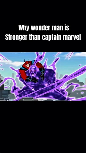 Why wonder man is stronger than captain marvel #wonderman #captainmarvel #shorts