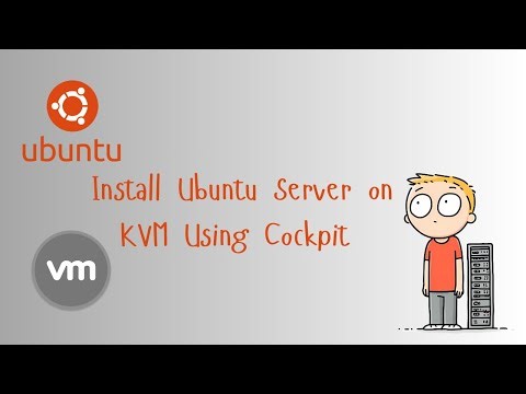 Install Ubuntu Server on KVM Using Cockpit #linux #ubutnu #kvmvirtualization #youtube #learning