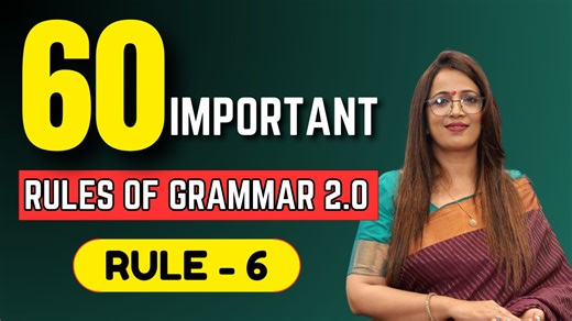 51K views · 788 reactions | 60 Rules of Grammar 2.0 | Rule - 6 | Grammar | English With Rani Ma'am #grammarchallenge | English With RANI MAM | Facebook