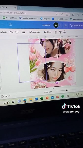 Create Film Strip or Photo Strip Design in Cacao Theme using Canva