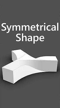 Creating Symmetrical 3D Shapes in Rhino 3D