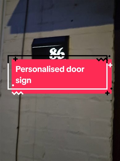 Personalised Door Sign Installation for Home Decor