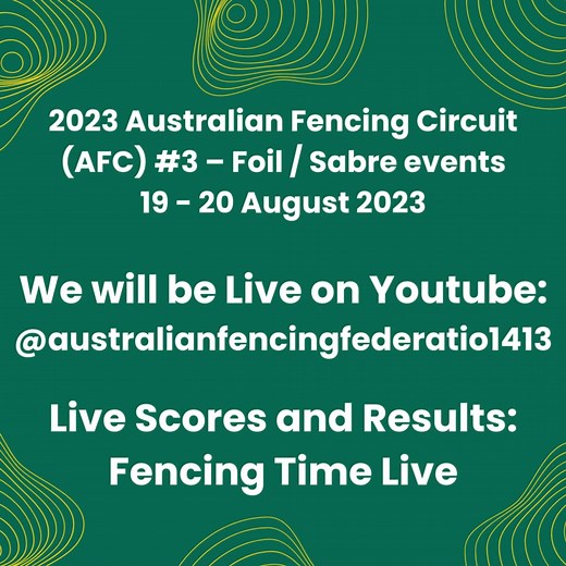 AFF - News Channel Regular updates to the Australian Fencing Community. | The Australian Fencing Federation