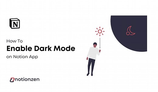 How To Enable Dark Mode in Notion ( Automatic Switching)