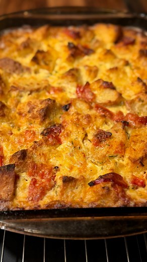 🍅 Find the recipe for America’s Test Kitchen’s Savory Tomato Bread Pudding here: https://www.americastestkitchen.com/recipes/17009-savory-tomato-bread-pudding And follow them for more amazing recipes @testkitchen This recipe calls for eight egg yolks, so you’re getting a nice little dose of choline while enjoying the deep rich flavors of this dish. Choline helps keep your liver and gallbladder happy 😃 #SourdoughRecipe #Sourdough #Organic #Tomato | Moon & Mallow