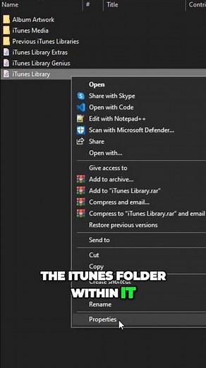 THE FILE ITUNES LIBRARY.ITL CANNOT BE READ BECAUSE IT WAS CREATED BY A NEWER VERSION OF ITUNES