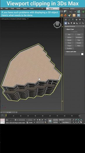 Fixing 3D Object Display Issues in 3Ds Max #shorts #tips #3dsmax #ViewportClipping