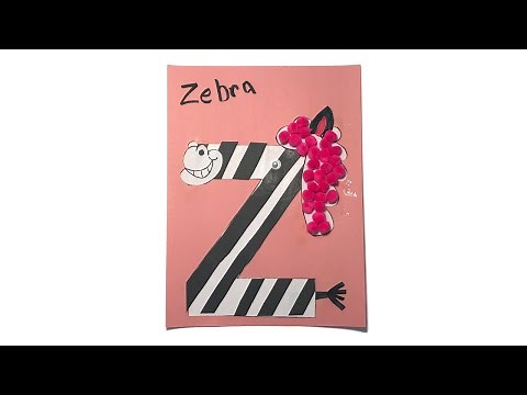 How To Create The Letter Z Zebra Craft