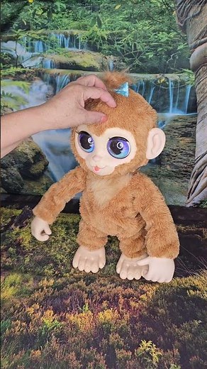 furreal #playful monkey #cute & adorable #interactive #youtubeshorts