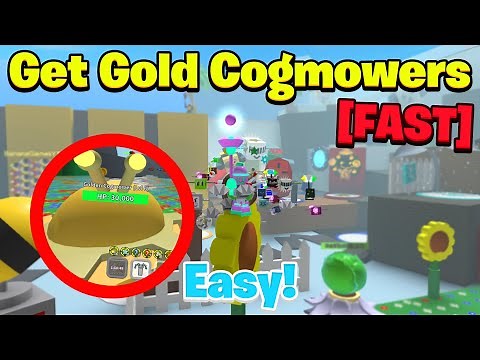 How To Get GOLD COGMOWERS *FAST* in Bee Swarm Simulator