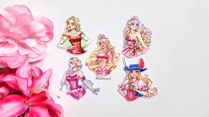 Doll Princess and Fairy Movie Stickers Vol. 3 - Etsy