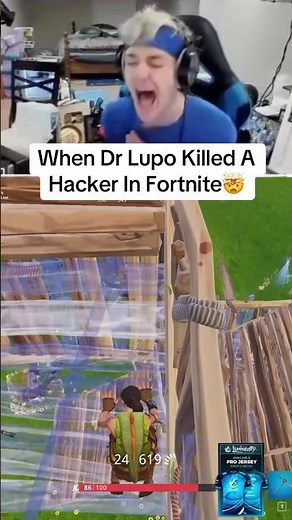 When Dr Lupo Killed A Hacker In Fortnite🥲😔
