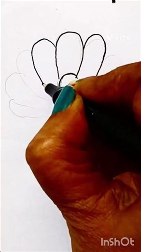 Easy Peacock Drawing | Simple Step by Step Peacock Art | #shorts #viral