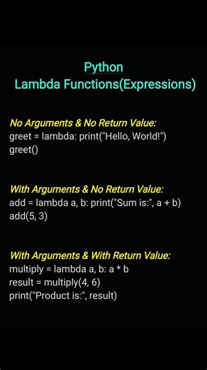 Python Lambda Functions #interview #pythoninterview #lambda #fullstackinterview #interviewquestions | Ameerpet Technologies
